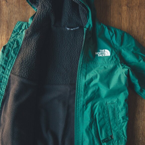 The North Face Fleece Lined Raincoat 5T - Picture 3 of 6